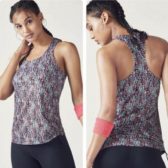 Fabletics Cashel Cinched Racerback Tank Multi - Picture 1 of 5